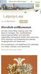 Mobile Screenshot of leipzig-lese.de